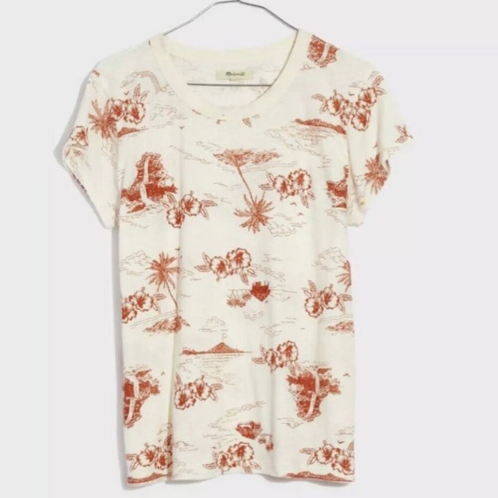 Madewell Ivory Paradise Toile
Printed The Perfect Vintage
Tee size M